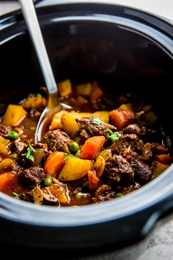 Crazy Delicious Slow Cooker Beef Stew