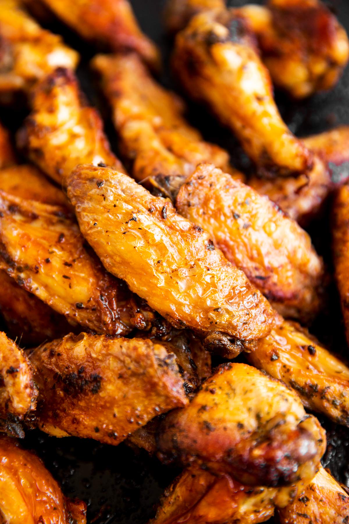 close up photo of baked chicken wings