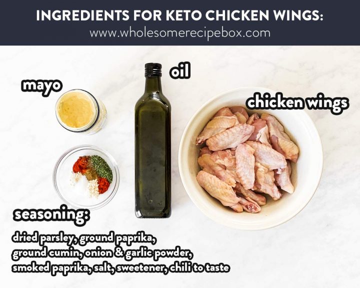 Keto Chicken Wings Recipe Low Carb, Keto, THM S, GF Friendly
