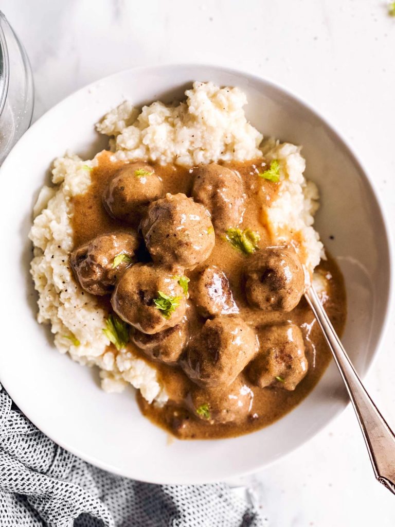 Keto Swedish Meatballs Recipe Low Carb, Keto, THM S, GF