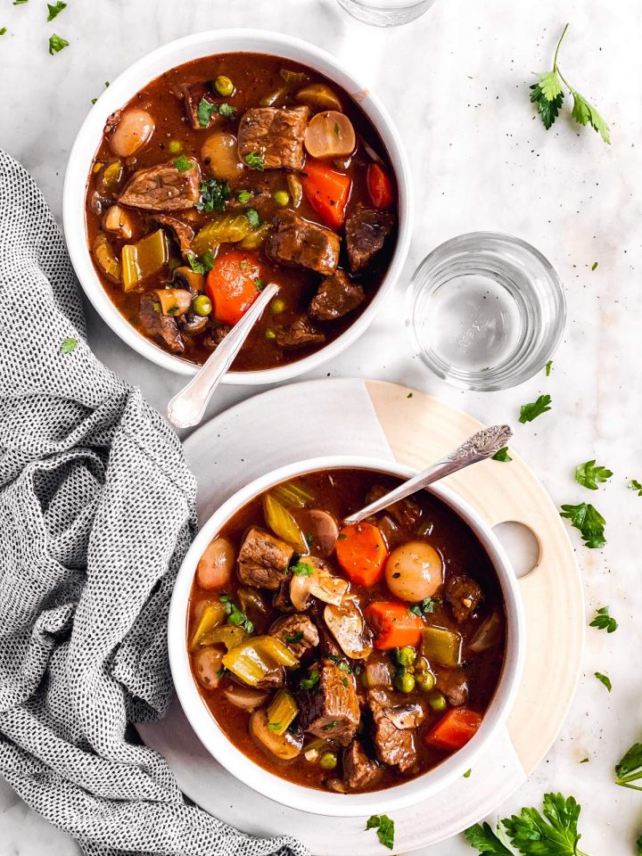 Keto Beef Stew (Slow Cooker or Oven) Recipe THM S, Keto, Low Carb