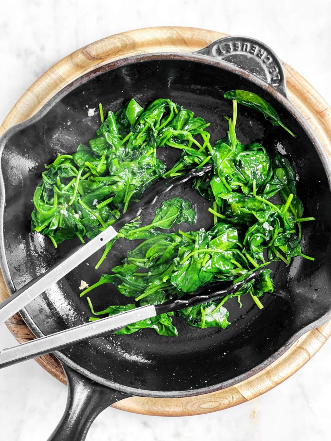The Best Sautéed Spinach Recipe THMS, Keto, Low Carb Friendly